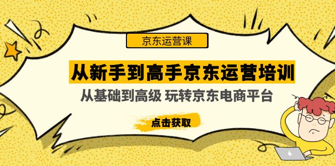 从新手到高手京东运营培训：从基础到高级 玩转京东电商平台(无中创水印) -91网创