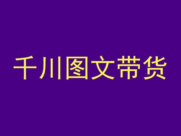 千川图文带货，测品+认知+实操+学员问题，抖音千川教程投放教程-91网创