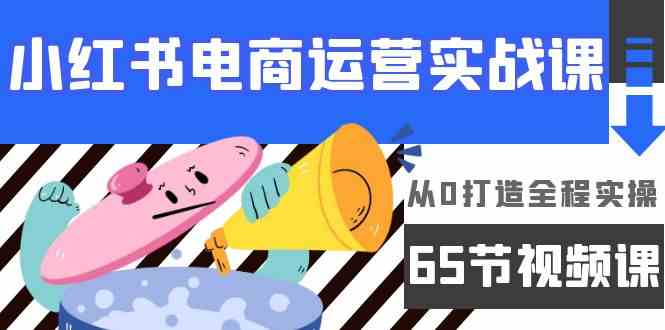 （9724期）小红书电商运营实战课，​从0打造全程实操（65节视频课）-91网创